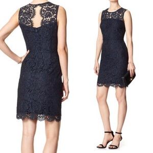 Banana Republic Two-Tone Sheath Dress